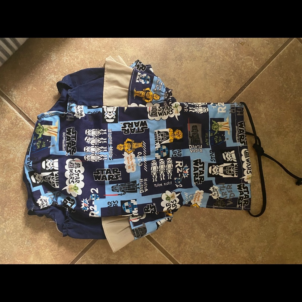 Boutique Baby Star Wars Romper Sz 3-6 mos